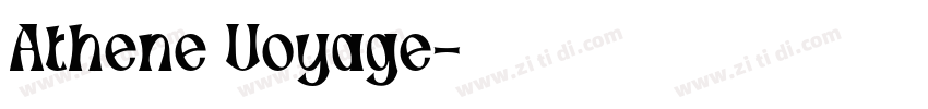 Athene Voyage字体转换